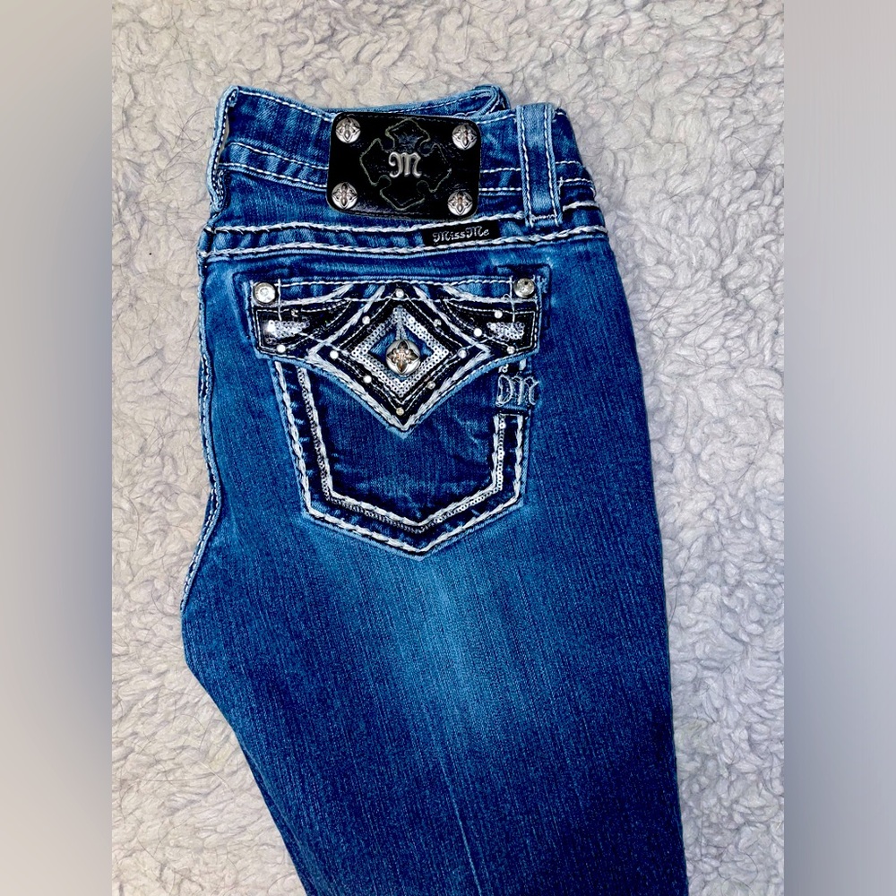 Bootcut MissMe jeans size 28. Never used, just too big on me